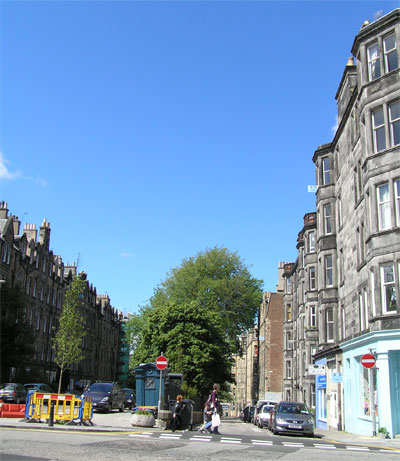 Roseneath Place from Warrender Park Road