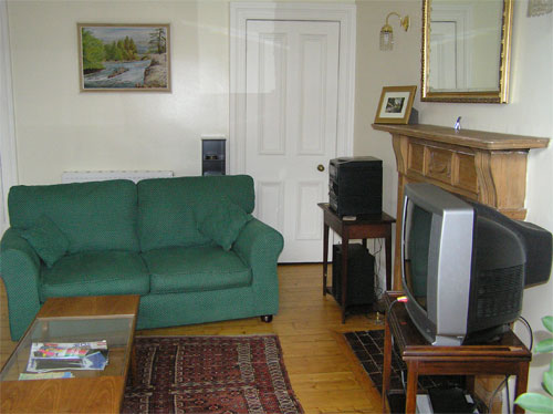 The living room