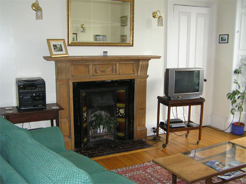 The living room