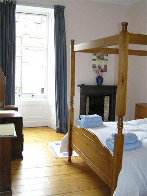 The gorgeous four poster bed with sumptuous pocket sprung mattress and king size duckdown duvet