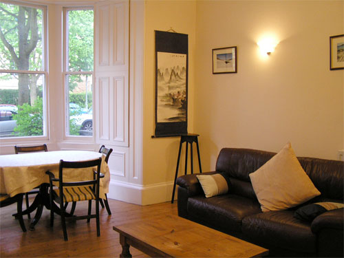The living room