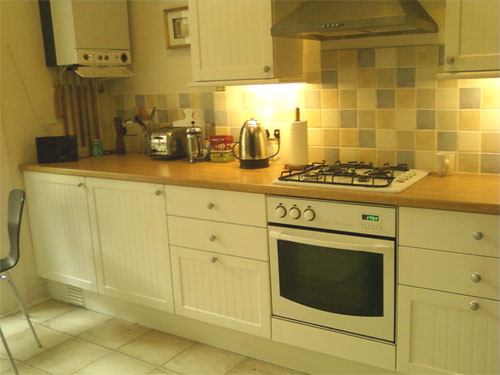 fully fitted kitchen.