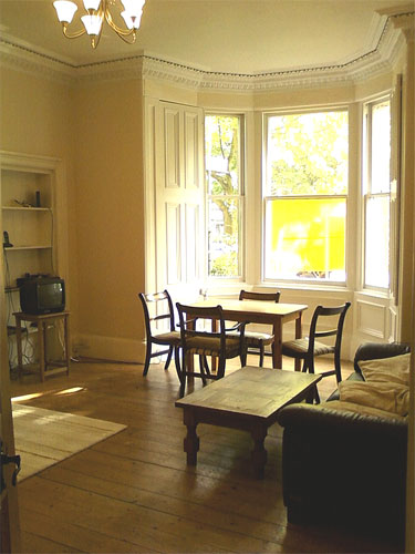 The living room