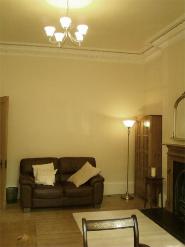 The living room