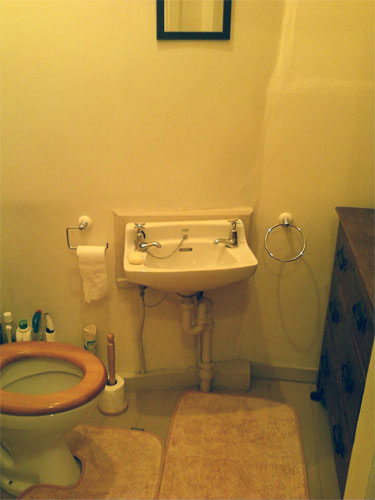 The bathroom